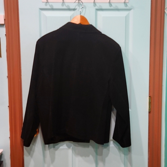 Overshell leather blazer jacket - Picture 2 of 4